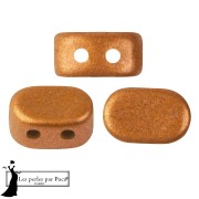 Lipsi® Glass Beads by Puca® 4x6 mm - Orange Bronze x10g|raw }}
