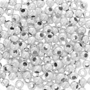 Metal seed beads 8/0 Silver Plated x10g|raw }}