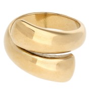 Wide Open Ring - Size 54 - Gold-Plated 304 Stainless Steel x1