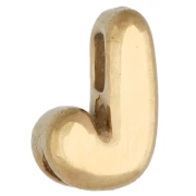7.5x5 mm Earring back for 1.6 mm Cord - J - 304 Stainless Steel, Gold-Plated