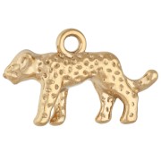 Panther Pendant 15x24.5 mm - Gold-Plated 304 Stainless Steel x1|raw }}