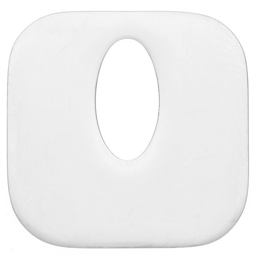 21 mm Square Hollow Pendant - 316L Stainless Steel x1