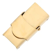 10 mm Lace Clasp - 304 Stainless Steel, Gold-Plated x1