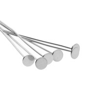 Wide Flat-Head Nail, 50x0.6 mm - 304 Stainless Steel x6