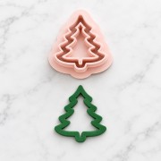 20x19 mm Christmas tree cookie cutter made of biodegradable polymer - Beige x1