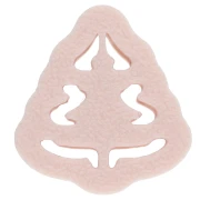 20x19 mm Christmas tree cookie cutter made of biodegradable polymer - Beige x1