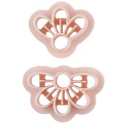 Set of biodegradable polymer flower earring cutters - Beige x1