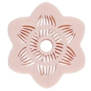 25 mm flower-shaped cookie cutter made of biodegradable polymer - Beige x1