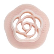 10 mm Mini Flower Cookie Cutter Made of Biodegradable Polymer - Beige x1