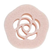 10 mm Mini Flower Cookie Cutter Made of Biodegradable Polymer - Beige x1
