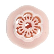 Flower - Mini Flower Cookie Cutter No. 2, 10 mm, made of biodegradable polymer - Beige, 1 piece Mini Flower Cookie Cutter No. 2, 10 mm, made of biodegradable polymer - Beige, 1 piece
