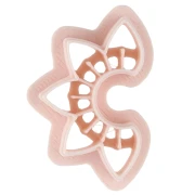 30x19 mm openwork hoop cookie cutter made of biodegradable polymer - Beige x1