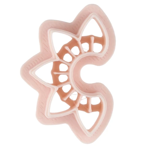 30x19 mm openwork hoop cookie cutter made of biodegradable polymer - Beige x1
