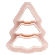 25x19 mm Christmas tree cookie cutter made of biodegradable polymer - Beige x1
