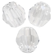 Swarovski 5000 Round Beads, 3 mm - Crystal Diamond Touch Light x20