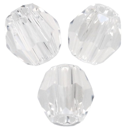 Swarovski 5000 Round Beads, 3 mm - Crystal Diamond Touch Light x20