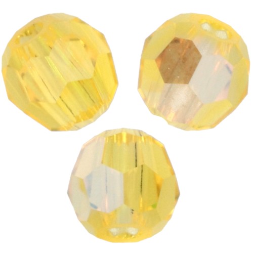 Swarovski 5000 Round Beads, 3 mm - Citrine Shimmer x20