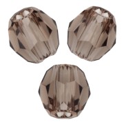 Swarovski 5000 Round Beads, 3 mm - Smoky Quartz x20