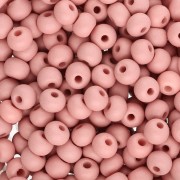 Preciosa 6/0 4 mm Seed Beads - Permalux Light Brown Matte x20g