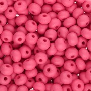 Preciosa 6/0 4 mm Seed Beads - Permalux Red Mat x20g