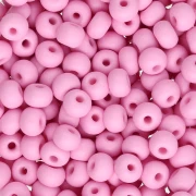 Preciosa 6/0 4 mm Seed Beads - Permalux Light Pink Matte x20g