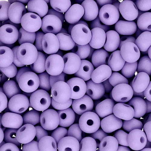 Preciosa 6/0 4 mm Seed Beads - Permalux Lavender Matte x20g