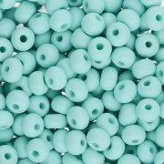 Preciosa 6/0 4 mm seed beads - Permalux Mint Matte x20g