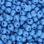 Preciosa 6/0 4 mm Seed Beads - Permalux Light Blue Matte x20g