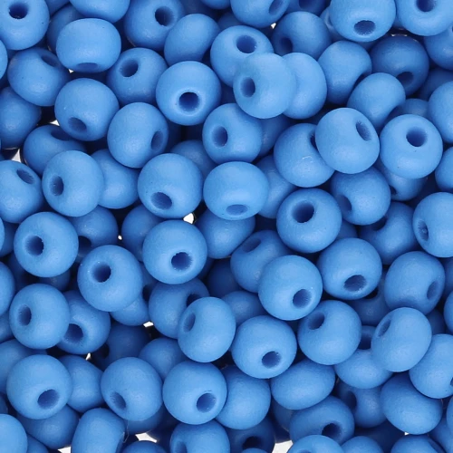 Preciosa 6/0 4 mm Seed Beads - Permalux Light Blue Matte x20g