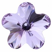 PureCrystal Flower Cabochon 4744, 10 mm - Purple x1