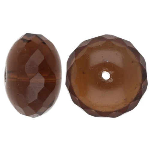 Bead Donuts 17x11 mm - Light Smoked Topaz x1