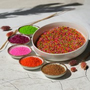 Miyuki 8/0 Seed Beads Mix - Pink Kiwi Spritz x8g