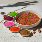 Miyuki 8/0 Seed Beads Mix - Pink Kiwi Spritz x8g