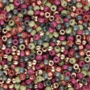 Green - Miyuki 11/0 Seed Beads Mix - Elegant Fall 1 x 8 g Miyuki 11/0 Seed Beads Mix - Elegant Fall 1 x 8 g