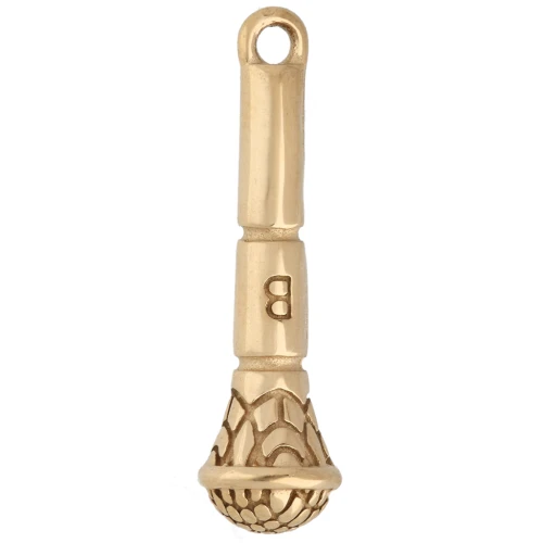 Micro Charm, 20x5.5 mm - Gold-Plated 316 Stainless Steel x1