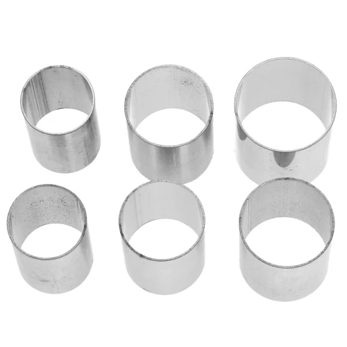 Assortment of Ring Cutters for Polymer Clay - 304 Stainless Steel (6-piece set)