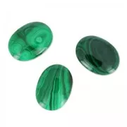 Oval cabochon 30x22mm Malachite