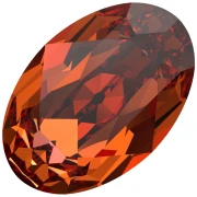 PureCrystal 4120 Cabochon, 6x4 mm - Persian Red, 1 piece