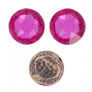 PureCrystal Hotfix rhinestones 4mm Fuchsia x36