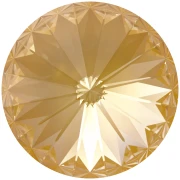 PureCrystal 1122 Rivoli 12 mm Cabochon - Crystal Tuscan Yellow Lux x1