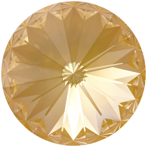 PureCrystal 1122 Rivoli 12 mm Cabochon - Crystal Tuscan Yellow Lux x1