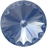 PureCrystal 1122 Rivoli Cabochon, 14 mm - Crystal Blue Muse Lux x1