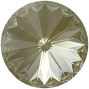 Crystal - PureCrystal 1122 Rivoli Cabochon, 14 mm - Crystal Herbal Green Lux x1 PureCrystal 1122 Rivoli Cabochon, 14 mm - Crystal Herbal Green Lux x1