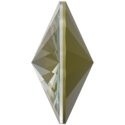 PureCrystal 1122 Rivoli Cabochon, 14 mm - Crystal Herbal Green Lux x1