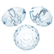 Light Azore - PureCrystal 5040 6 mm Flat Round Bead - Light Azore x1 PureCrystal 5040 6 mm Flat Round Bead - Light Azore x1