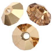 PureCrystal 5305 5 mm Bicones - Crystal Aurum x30