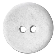 10 mm Flat Round Button Spacer - 925 Sterling Silver x1