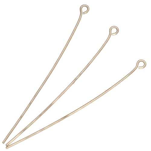 Round-Head Nails 51x0.70 mm - Gold x 25