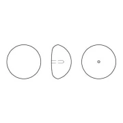 Swarovski Pearl Cabochon 5817 10 mm - Crystal Iris Pearl x1
