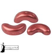 Arcos® Glass Beads by Puca® 5x10 mm - Indian Rose Bronze x10g